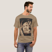 Jelly Roll Hand Drawn Portrait retro T-shirt (Voorkant volledig)