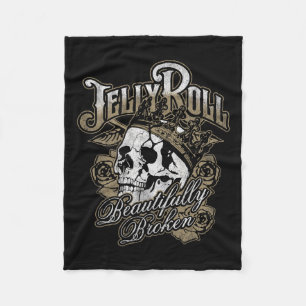 Jelly Roll - Prachtig gebroken Fleece Deken