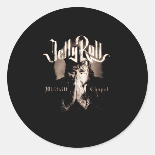 Jelly Roll Whitsitt Chapel Ronde Sticker (Voorkant)