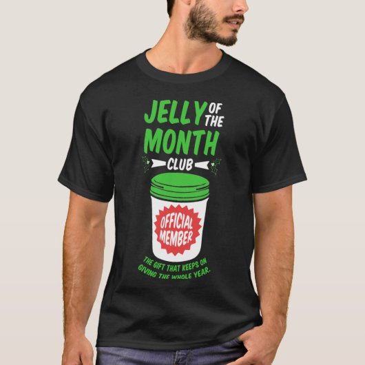 Jelly van de Maand Club Officiële Lid van essentie T-shirt (Voorkant)