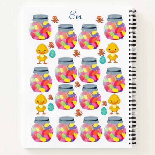 Jellybean Carnet spirale (Dos)