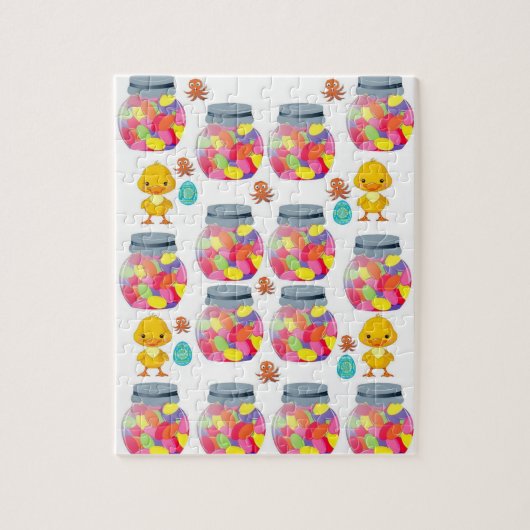 Jellybeans colorés Jigsaw Puzzle (Vertical)