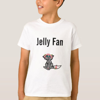 JellyBird Kinder T-Shirt White Jelly Fan