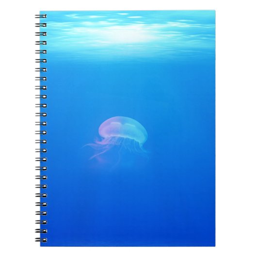 Jellyfish-698521 ZEE CREATURES ANIMALS BLUE OCEAN Notitieboek (Voorkant)
