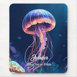 jellyfish art, white script name and extra text muismat