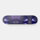 Jellyfish blanc Iridescente, 7 3/4" Skateboard Dec (Horz)