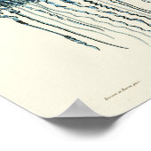 Jellyfish Blue  Zee creaties Kunstafdrukken Poster (Hoek)