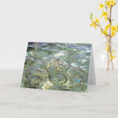 Jellyfish Bonne carte d'anniversaire (Fleur jaune)