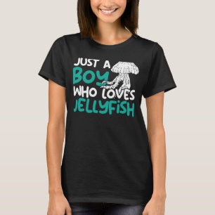 Jellyfish Boy Jelly Fish Aquarium Marine Biology T-shirt