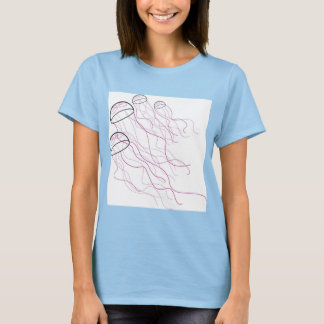 Jellyfish Dames Burnout T-Shirt