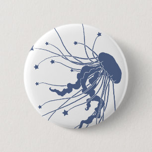 Jellyfish de Star Bringer Pin Back Button