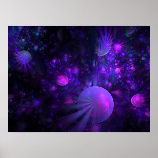 "Jellyfish Fields Forever" Poster (Voorkant)