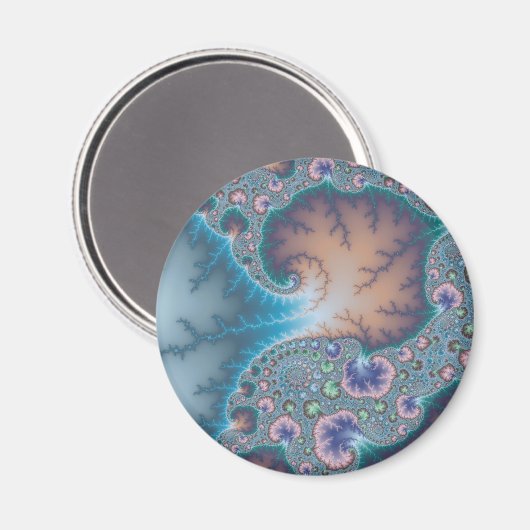 Jellyfish - Fractal Magneet (Voorkant / Achterkant)