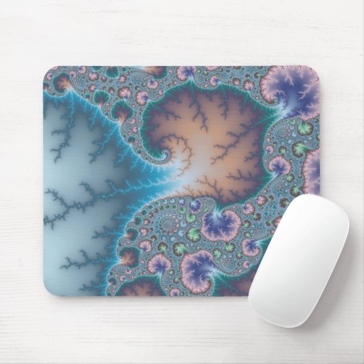 Jellyfish - Fractal Mousepad Muismat (Met muis)