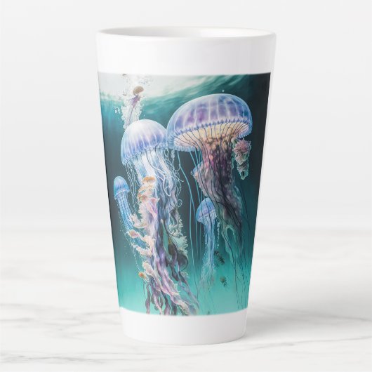 Jellyfish Latte Mug (Devant)