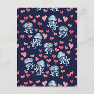 Jellyfish Love Briefkaart