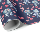 Jellyfish Love Cadeaupapier (Rol Hoek)