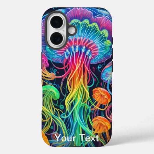 Jellyfish OtterBox Unieke Design voor Elke Case-Mate iPhone Case (Achterkant)