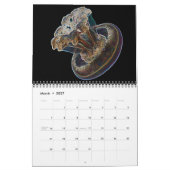Jellyfish Psychédélique Calendrier 3 (Mar 2027)