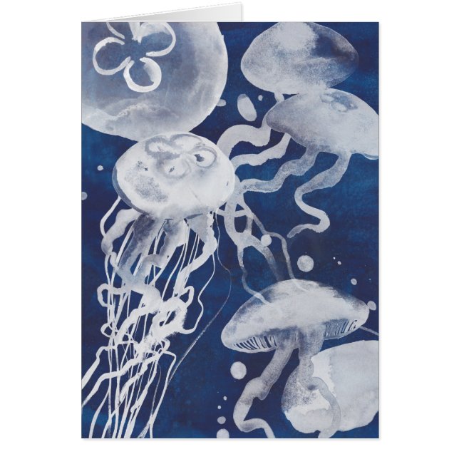 Jellyfish sur Arrière - plan de la Marine (Devant)