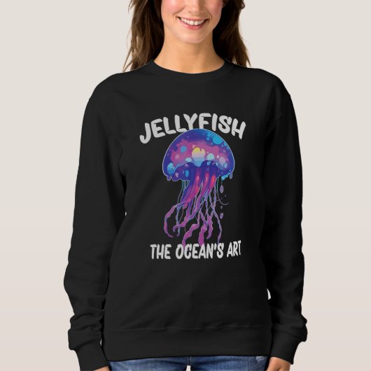 Jellyfish The Oceans Art_2 Trui (Voorkant)