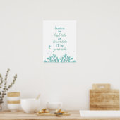 Jellyfish Tidal Comfort  Poster (Keuken)