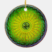 Jellyfish umbrella keramisch ornament (Achterkant)