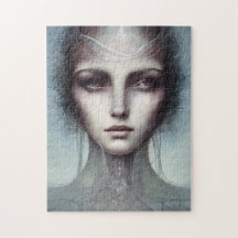 Jellyfish Woman Fantasy Jigzaag Puzzle