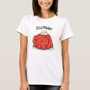 Jellyphant Funny Elephant Jelly Pun T-shirt