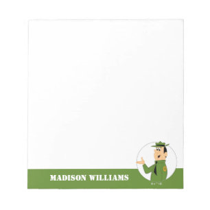 Jellystone's Ranger Smith-portret Notitieblok