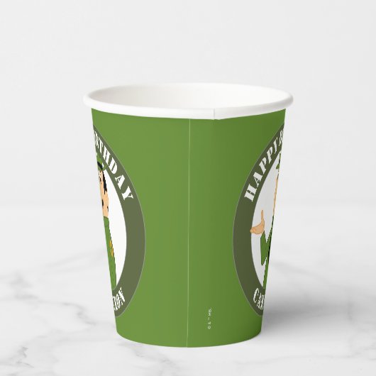 Jellystone's Ranger Smith-portret Papieren Bekers (Rechts)