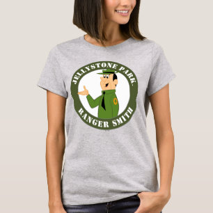 Jellystone's Ranger Smith-portret T-shirt