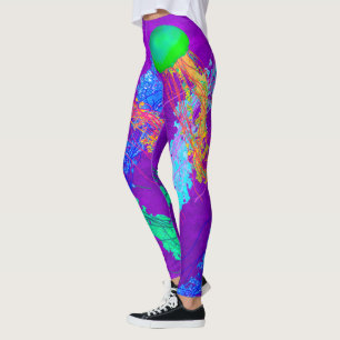 Jellyvis op Paars - Leggings