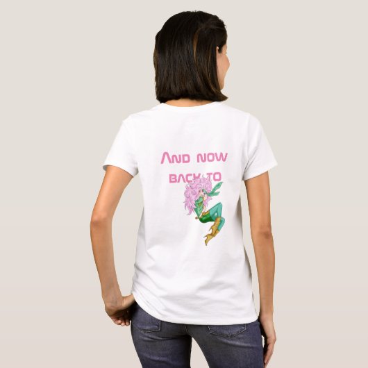 Jem t shirt  camiseta Jem and the holograms (Achterkant volledig)