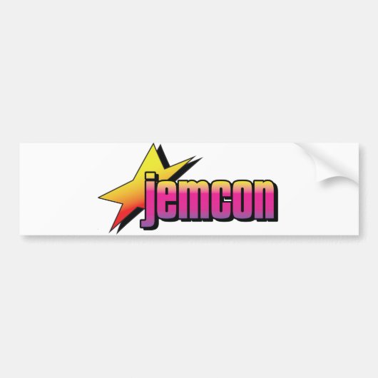 JemCon Bumpersticker (Voorkant)