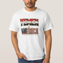 JEMEN × AMERIKA T-shirt – Twee werelden, één worte