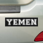 Jemen Bumpersticker (Op auto)