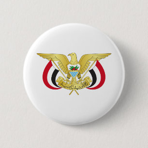jemen embleem ronde button 5,7 cm
