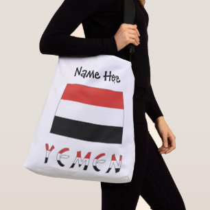 Jemen en Jemenitische Vlag Gepersonaliseerd Crossbody Tas