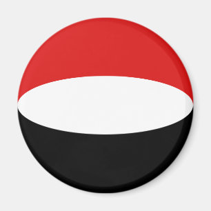 Jemen Fisheye Vlag Magneet