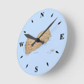 Jemen Map Clock Ronde Klok (Hoek)