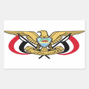 Jemen Nationaal embleem Rechthoekige Sticker