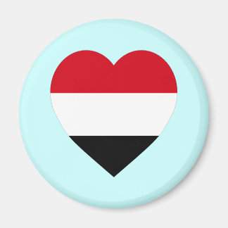 Jemen vlag hart magneet