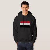 Jemen vlag hoodie (Voorkant volledig)