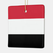 Jemen vlag keramisch ornament (Links)