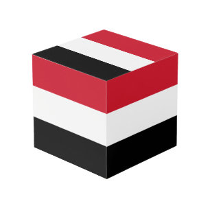 Jemen vlag kubus