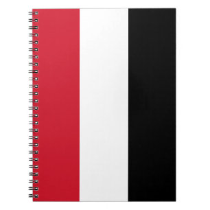 Jemen vlag notitieboek