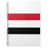 Jemen vlag notitieboek (Voorkant)