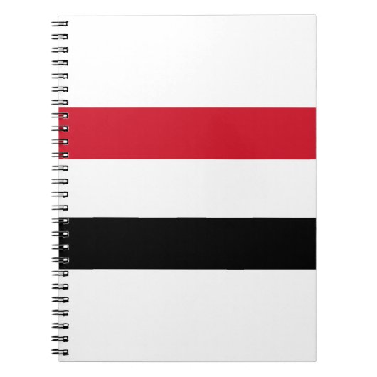 Jemen vlag notitieboek (Voorkant)