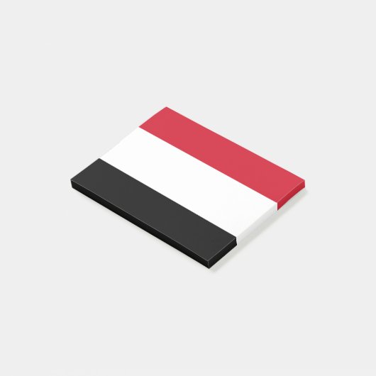 Jemen vlag post-it® notes (Schuin)